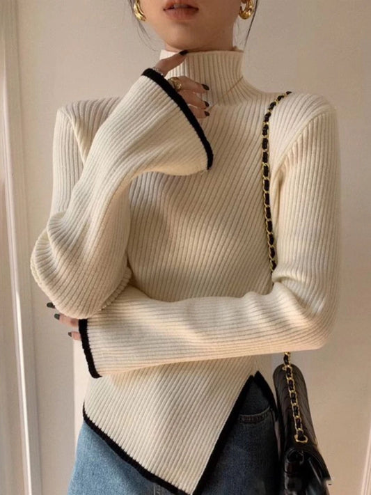 Asymmetrical Turtleneck