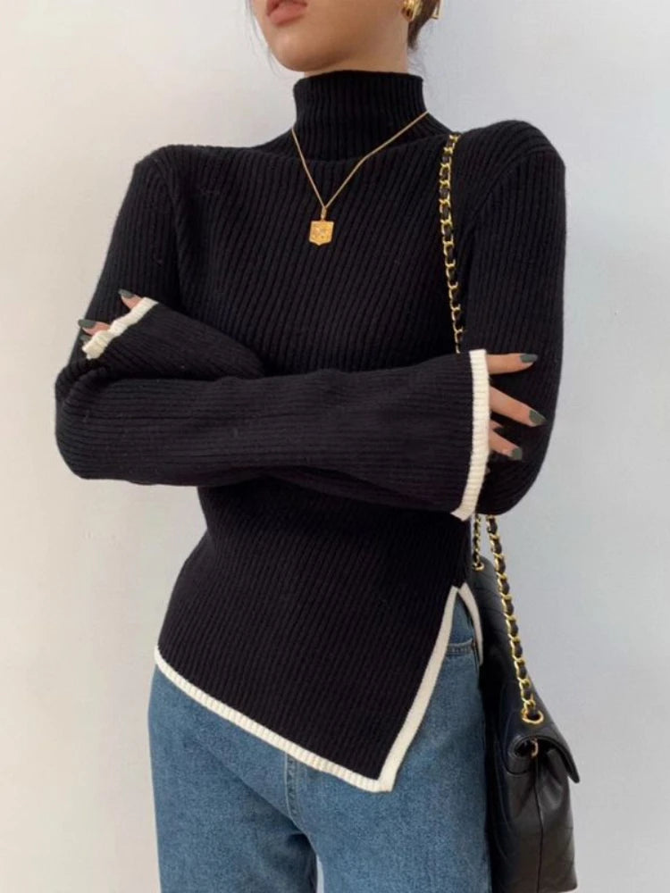 Asymmetrical Turtleneck